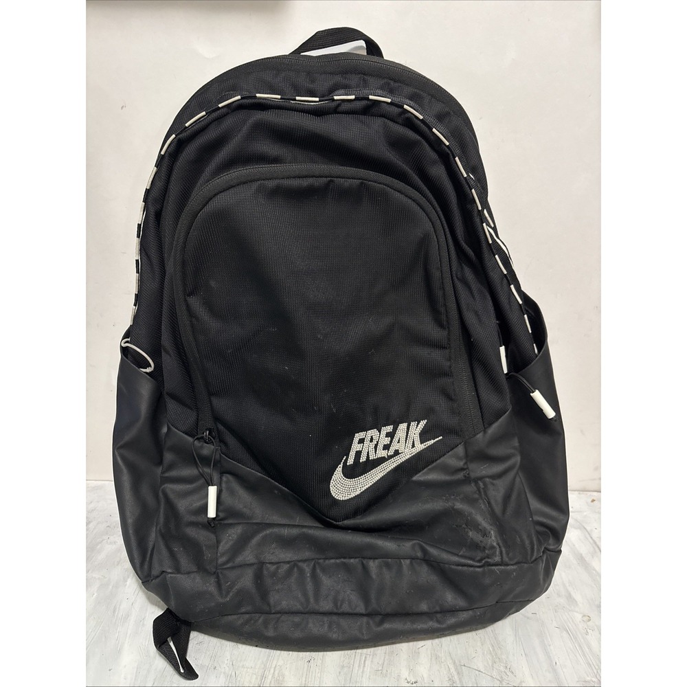 Nike Giannis Antetokounmpo Freak Basketball Backpack Black 16in Mens Large